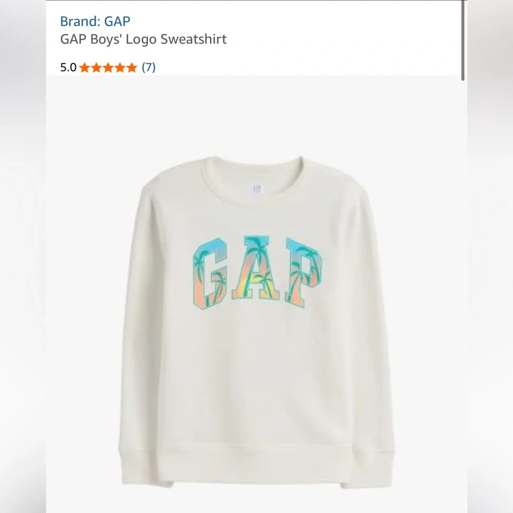 Gap Boy's Logo Sweatshirt